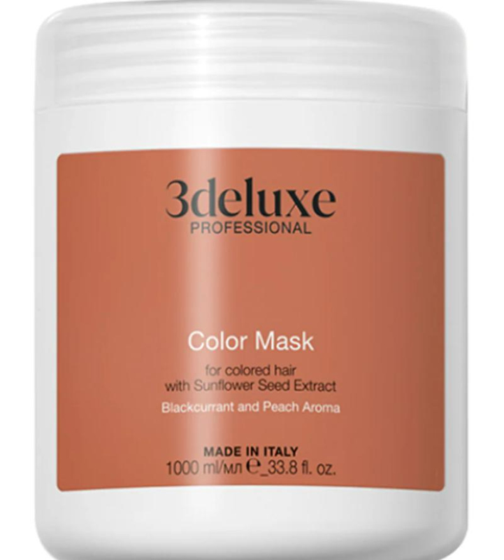 3DeLuXe Color Mask - Маска для окрашенных волос 1000 мл