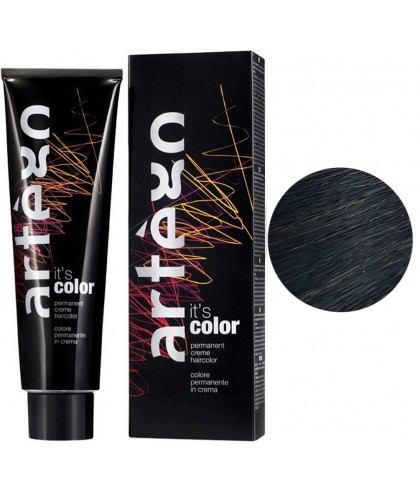 Artego It's Color - Стійка крем-фарба для волосся 150 мл 2N/2.0 Чорний натуральний