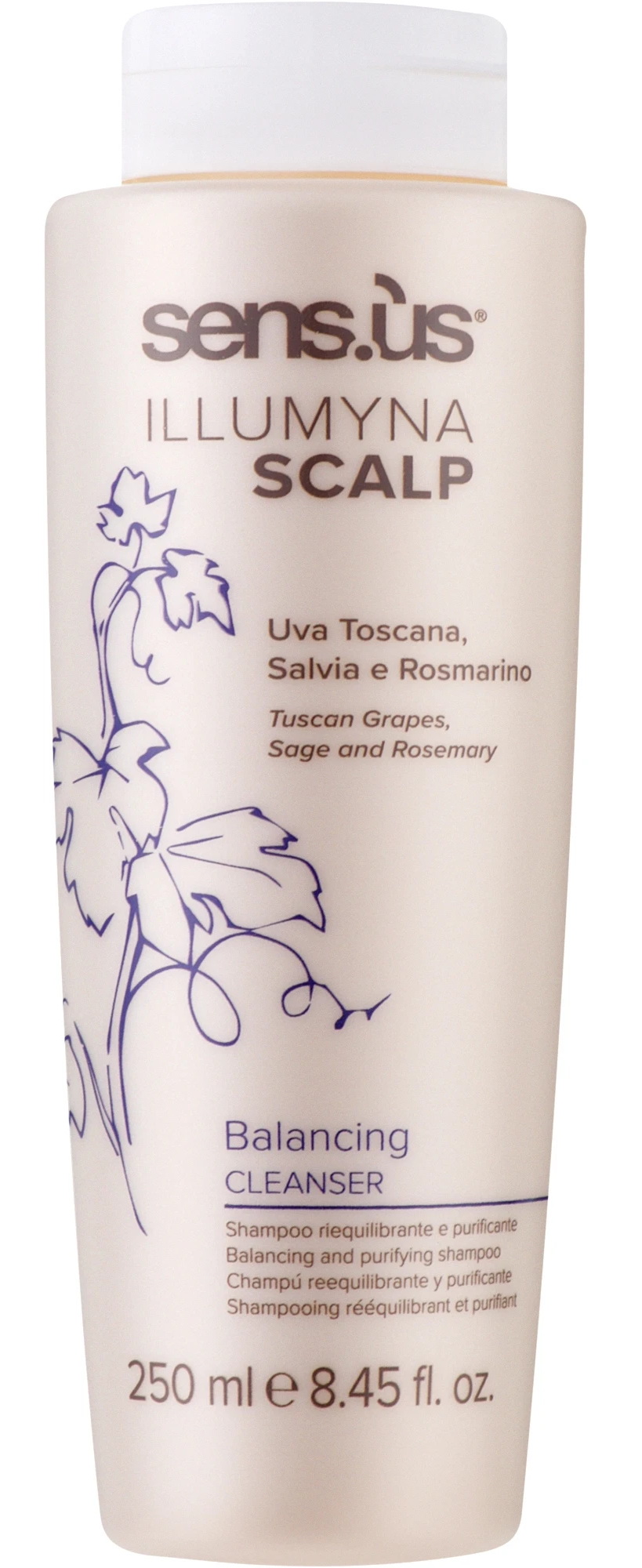 Sens.ùs Illumyna Scalp Balancing Shampoo — Шампунь балансирующий для жирной кожи головы 250 мл