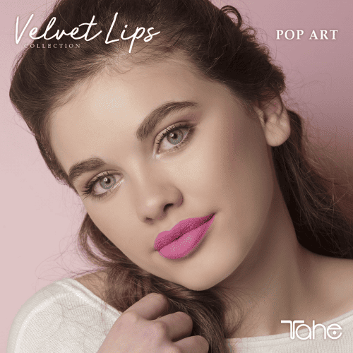 Tahe Velvet Lips Barra Labios Liquida Lipstick "Pop Art" - Матова рідка губна помада Pop Art Фото №2