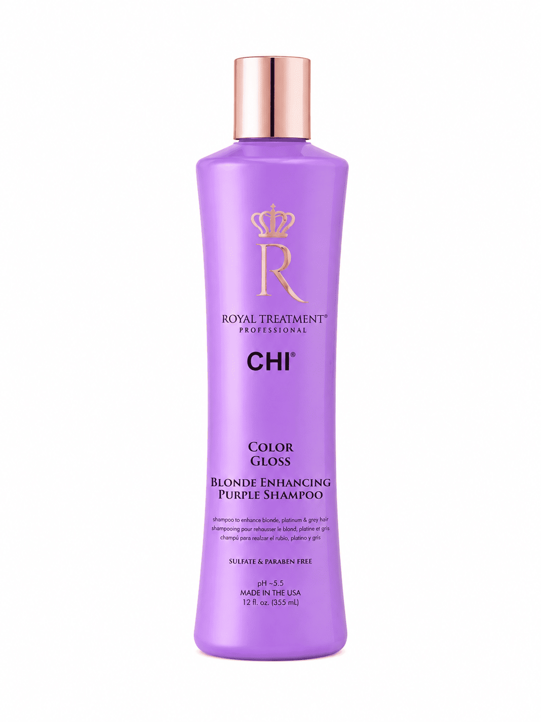 CHI Royal Treatment Color Gloss Blonde Enhancing — тонирующий шампунь фиолетового оттенка 350 мл