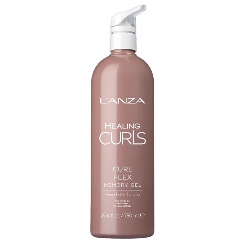 L'anza Healing Curl Flex Memory Gel - Гель для укладки вьющихся волос 750 мл