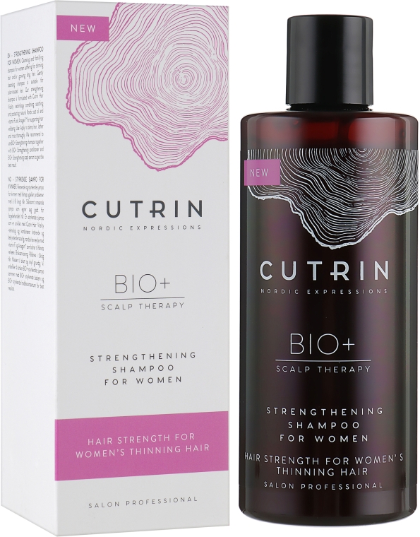 Cutrin Bio+ Strengthening Shampoo - Укрепляющий шампунь от выпадения для женщин 250 мл