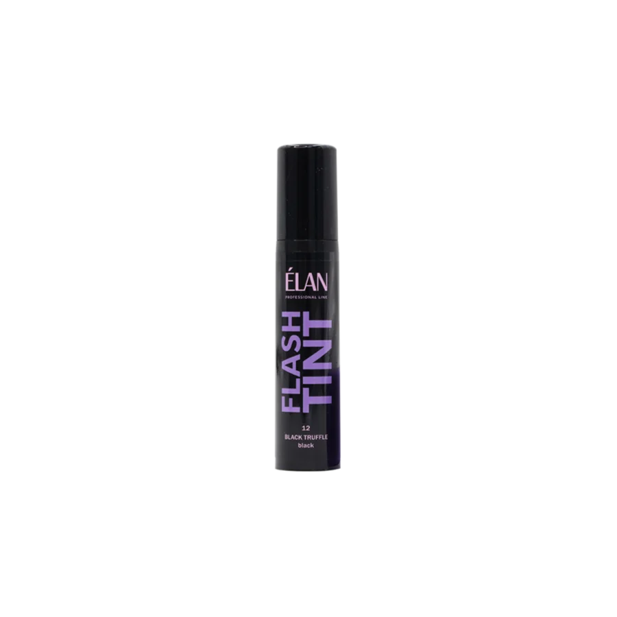Elan Professional Line - Окклюзивна система прямого фарбування брів та вій Flash Tint 12 Black Truffle