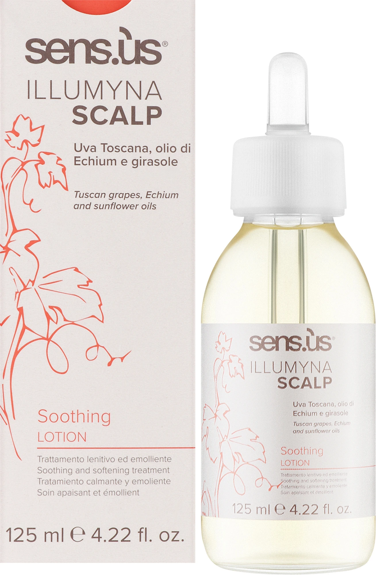 Sens.ùs Illumyna Scalp Soothing Lotion — Лосьон для чувствительной кожи головы 125 мл