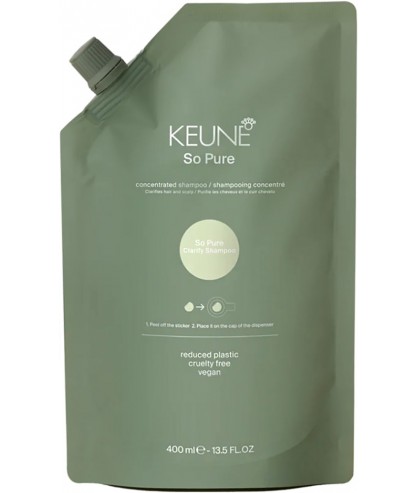 Keune so pure clarify shampoo - Очищающий шампунь 400 мл
