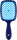 Janeke Superbrush - Щітка для волосся Фіолетово - блакитна