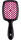 Janeke Superbrush - Щітка для волосся Чорна з фуксією