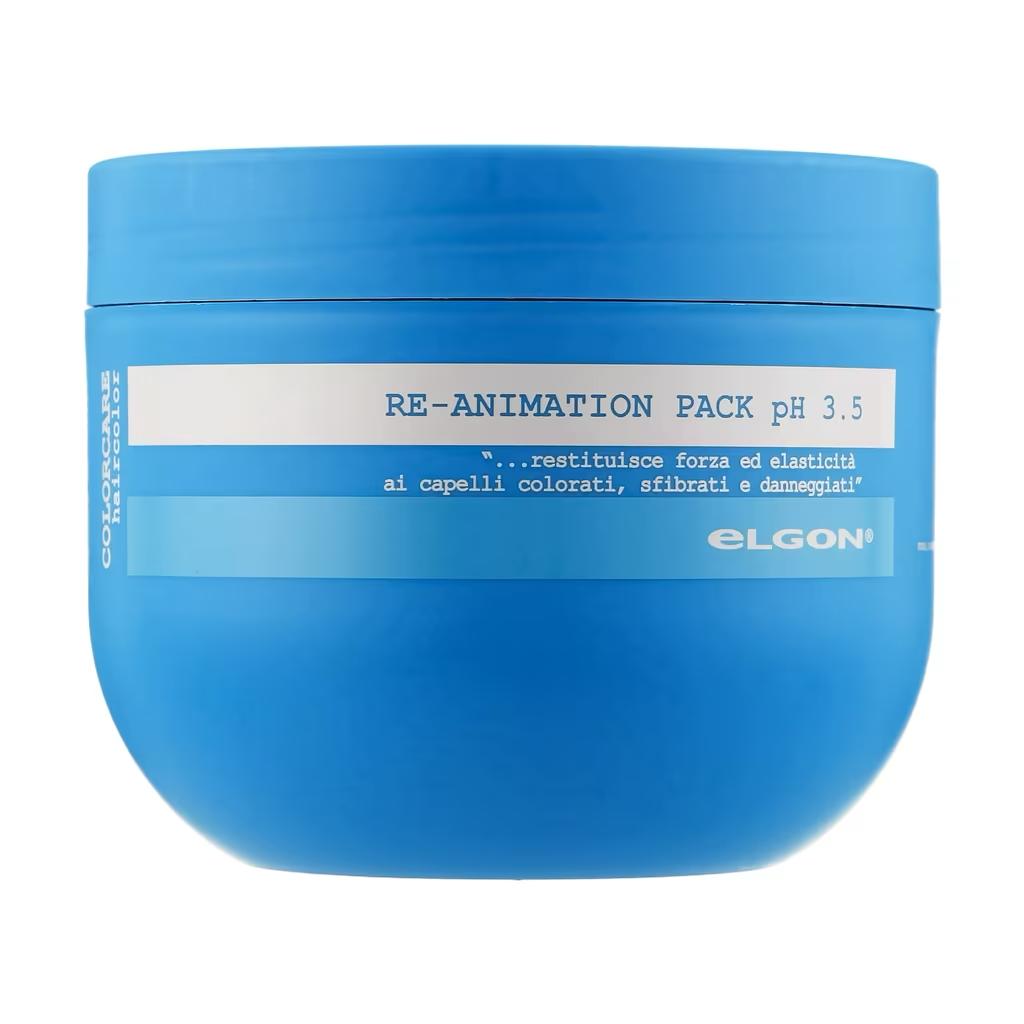 Elgon Colorcare Re-Animation Pack - Відновлювальна маска для пошкодженого волосся 300 мл