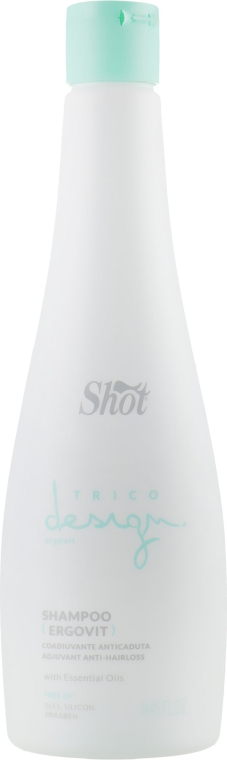 Shot Trico Design Ergovit Shampoo - Шампунь против выпадения волос 250 мл