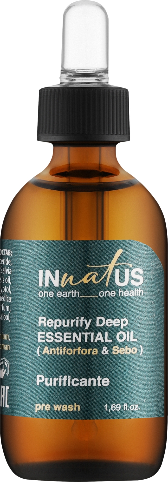 Innatus Repurify Deep Essential Oil — Эфирное масло для глубокого очищения кожи головы 50 мл