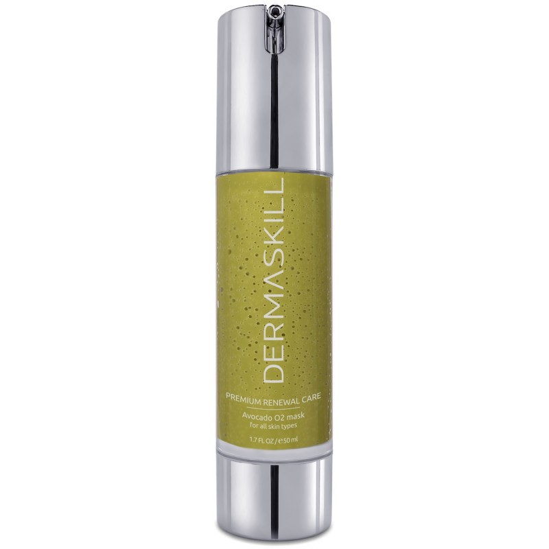 Dermaskill Avocado O2 Mask - Киснева маска для обличчя з екстрактом авокадо 50 мл