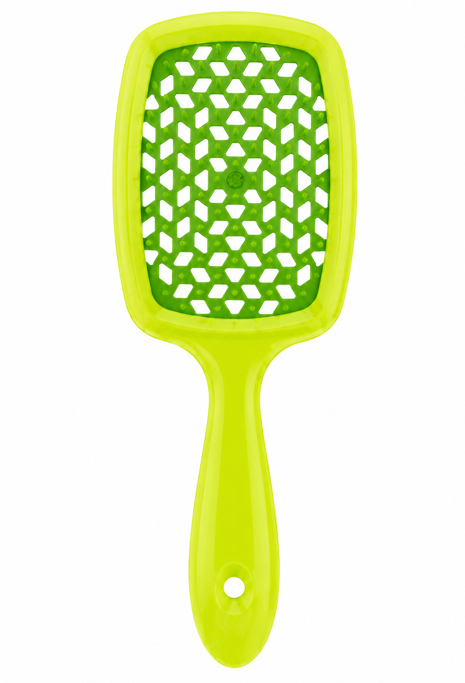 Janeke Superbrush — щетка для волос Неоново-зелёный