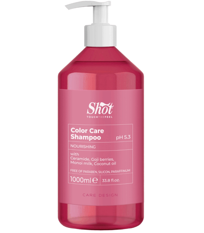 Shot Care Design Color Care Treated And Colored Hair Shampoo - Шампунь для фарбованого волосся 1000 мл