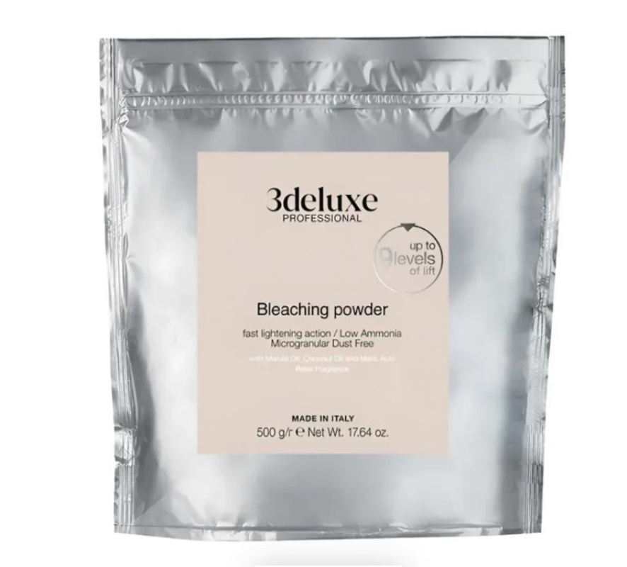 3Deluxe Professional Bleaching powder Осветляющая пудра для волос 500 г
