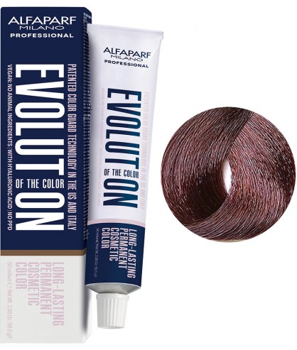 Alfaparf Evolution Of The Color - Стійка фарба для волосся 60 мл 5.5 - Світлий шатен махагон