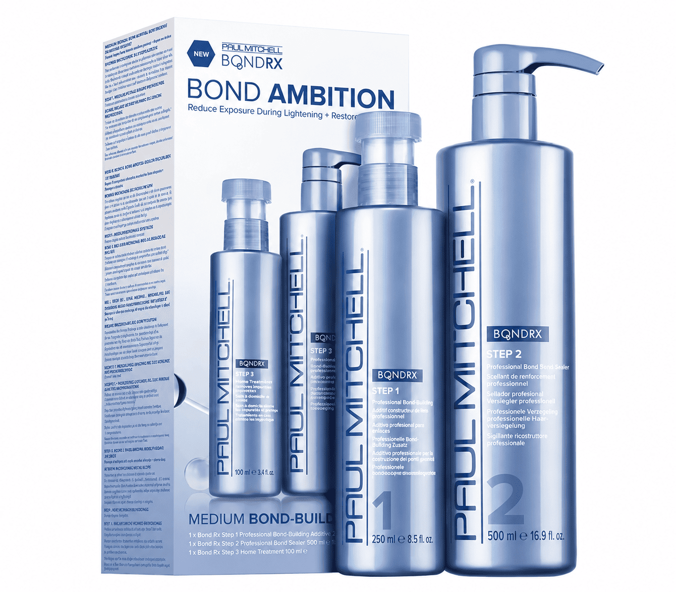 Paul Mitchell Bond Rx Medium Bond-Building Kit - Професійний набір для відновлення структури волосся 750 мл