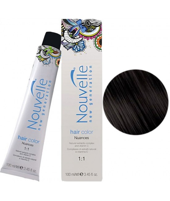 Nouvelle Hair Color Крем-фарба для волосся 100 мл 6.71 Графіт