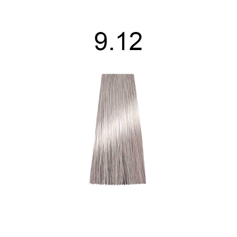 Mirella Professional Royal Jelly Color — стойкая крем-краска для волос, 100 мл 9.12 очень светлый блондин пепельно-фиолетовый