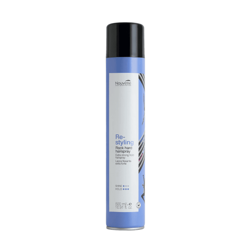 Nouvelle RE-STYLING Rock Hard Fixing Hairspray - Лак для волос экстра сильной фиксации 300 мл