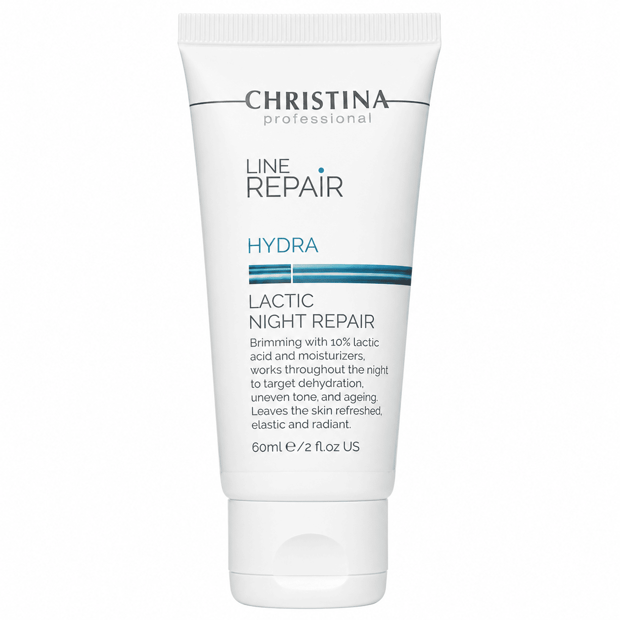 CHRISTINA Line Repair Hydra Lactic Night Repair - Крем для обличчя «Нічне відновлення» з молочною кислотою 60 мл