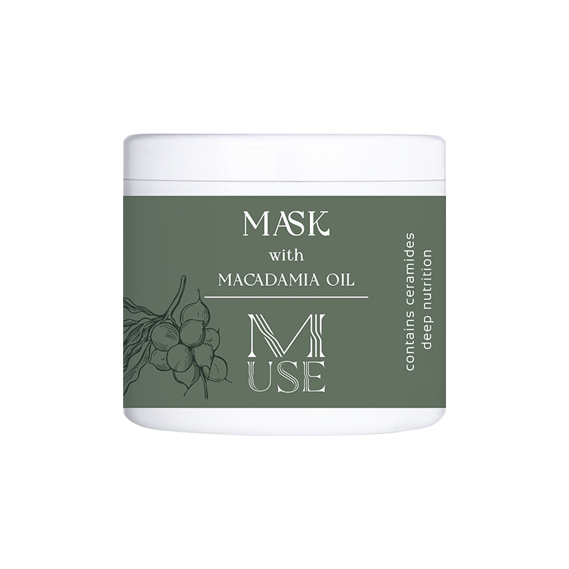 Clever Hair Cosmetics - M-use line Маска для волос с маслом Макадамии 500 мл 