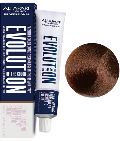 Alfaparf Evolution Of The Color - Стійка фарба для волосся 60 мл 7.35 - Середній русявий золотистий махагон