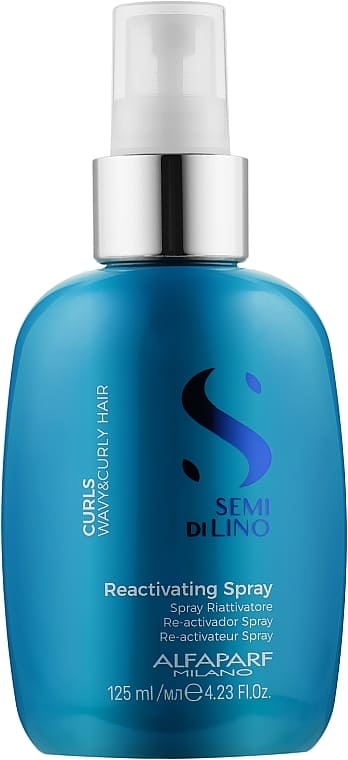 Alfaparf Semi Di Lino Curls Reactivating Spray Реактивирующий спрей для волнистых и вьющихся волос 125 мл