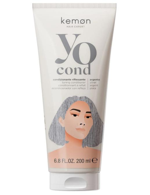 Kemon Yo Color System Yo Cond - Тонуюча маска для волосся 200 мл  Argento - Срібло