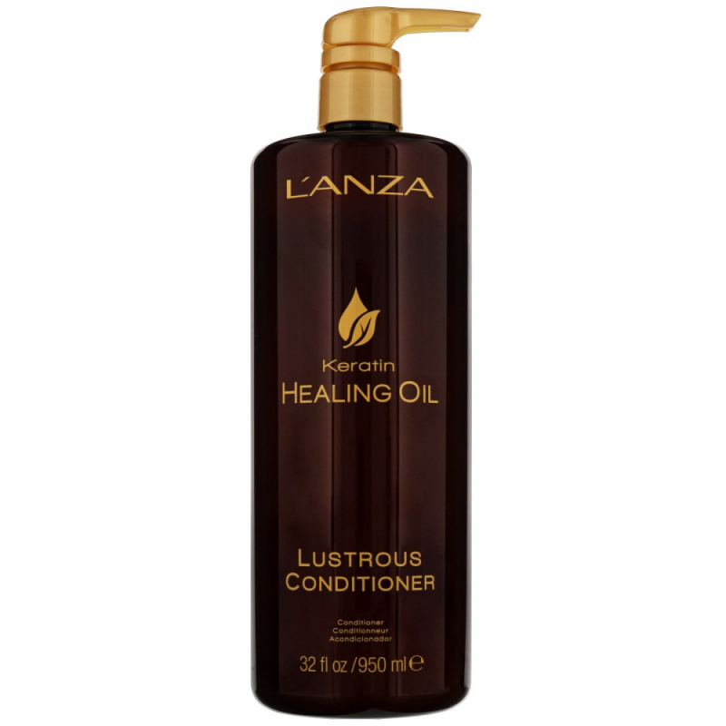 L'anza Keratin Healing Oil Lustrous Conditioner - Кондиционер для блеска волос 950 мл
