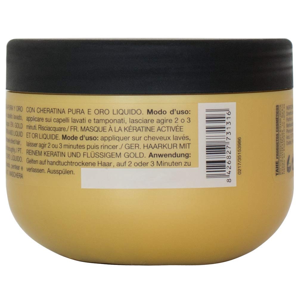 Tahe Botanic Gold Mask - Маска с натуральными кератинами  300 мл Фото №2