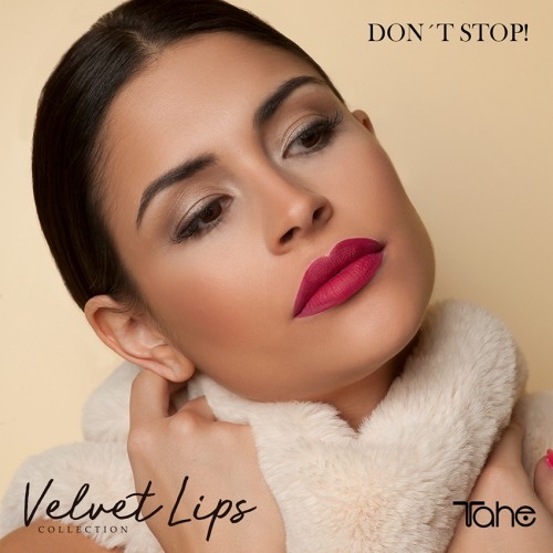 Tahe Velvet Lips Barra Labios Liquida Lipstick "Don't Stop" - Матова рідка губна помада Don't Stop Фото №2
