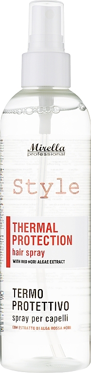 Mirella Professional Thermal Protection Spray Спрей - термозахист з екстрактом червоних водоростей норі для волосся  250 мл