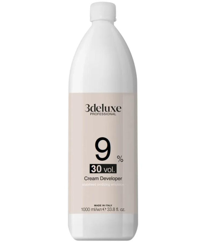 3Deluxe Professional Cream developer - Окислювач 9% 1000 мл