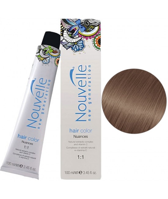 Nouvelle Hair Color Крем-краска для волос 100 мл  8.12 Светло-русый Пепельный
