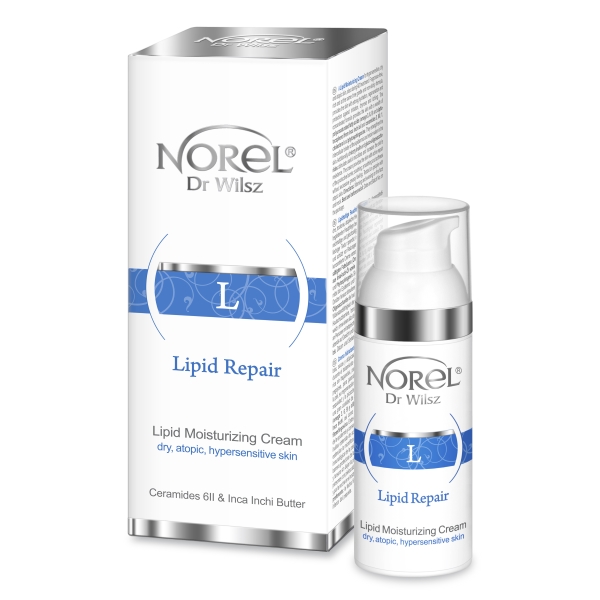 Norel Lipid Repair Moisturising Creme - Ліпідний зволожувальний крем для обличчя та шиї 50 мл