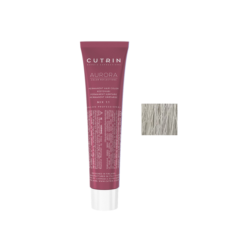 Cutrin Aurora Permanent Hair Color - Краска для волос 60 мл 10.06 Морозный блонд