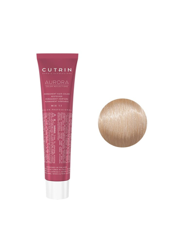 Cutrin Aurora Permanent Hair Color - Краска для волос 60 мл 10.75 Шампань блонд