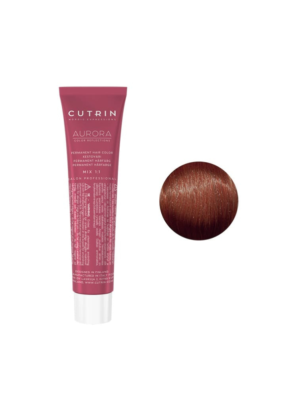 Cutrin Aurora Permanent Hair Color - Краска для волос 60 мл 6.4 Медный блонд