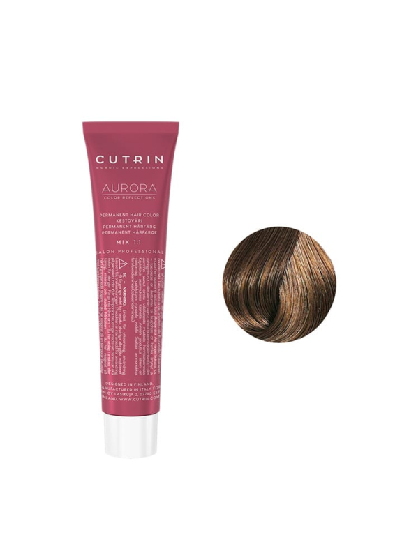 Cutrin Aurora Permanent Hair Color - Краска для волос 60 мл 8.7 Молочный кофе