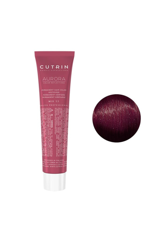 Cutrin Aurora Permanent Hair Color - Краска для волос 60 мл 9.56 Сладкая ночь