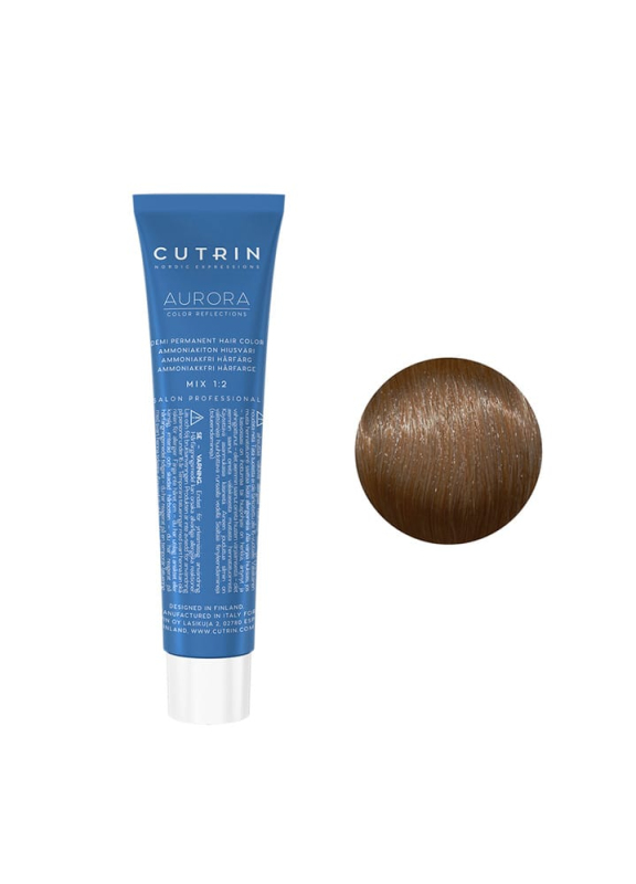 Cutrin Aurora Demi Color - Безаміачна фарба для волосся 60 мл 8.7 Молочна кава