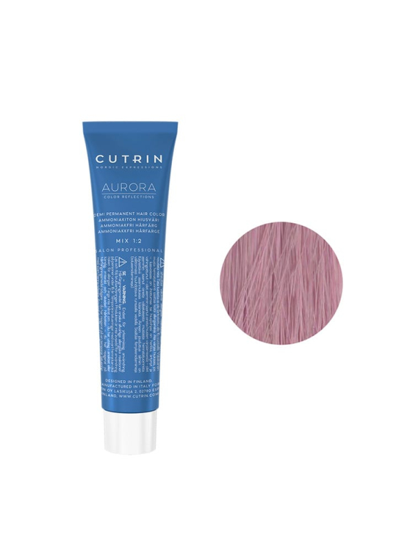 Cutrin Aurora Demi Color - Безаммиачная краска для волос 60 мл 9.51 Морозная роза