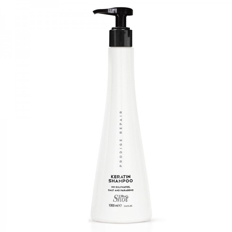 Shot Prodige Repair Keratin Shampoo - Шампунь для глибокого відновлення пошкодженого волосся 1000 мл