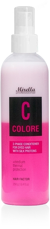 Mirella Professional C Colore - Двухфазный кондиционер с термозащитой для окрашенных волос 250 мл
