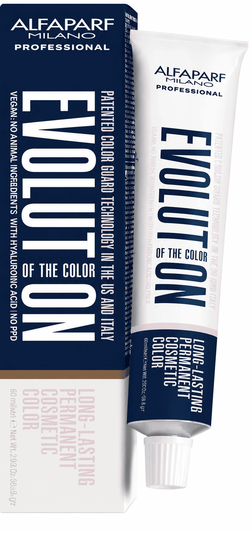 Alfaparf Evolution Of The Color - Стійка фарба для волосся 60 мл 7.43 - Середній блонд мідно-золотий