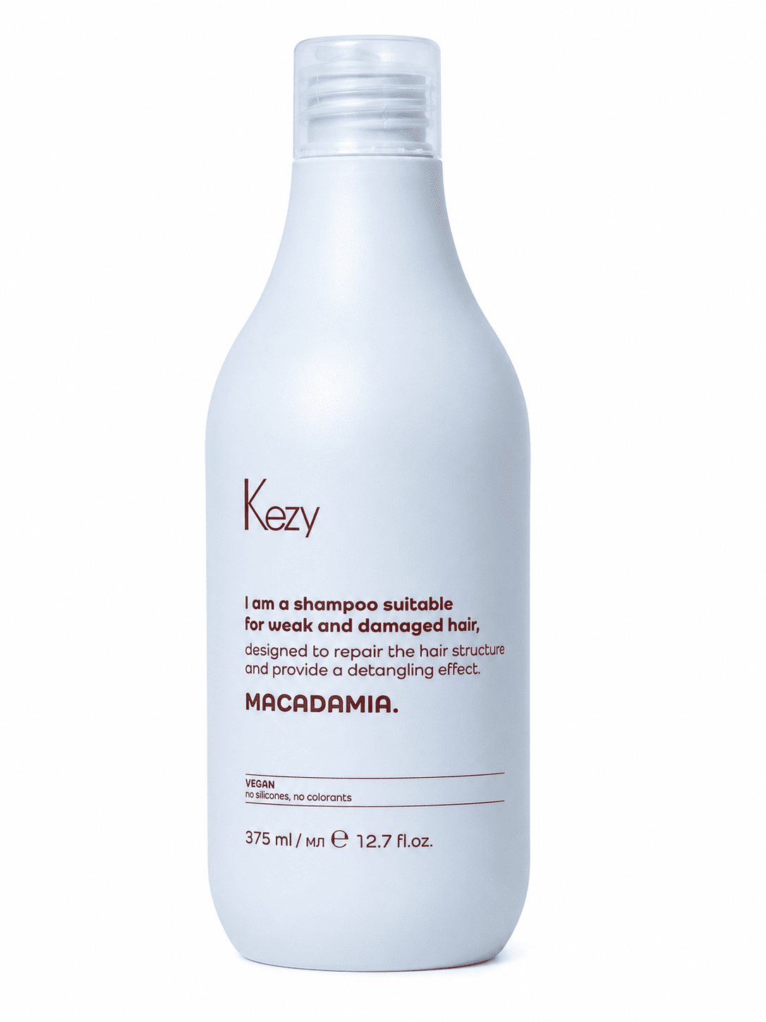 Kezy Macadamia - Шампунь для ослабленого та пошкодженого волосся 375 мл