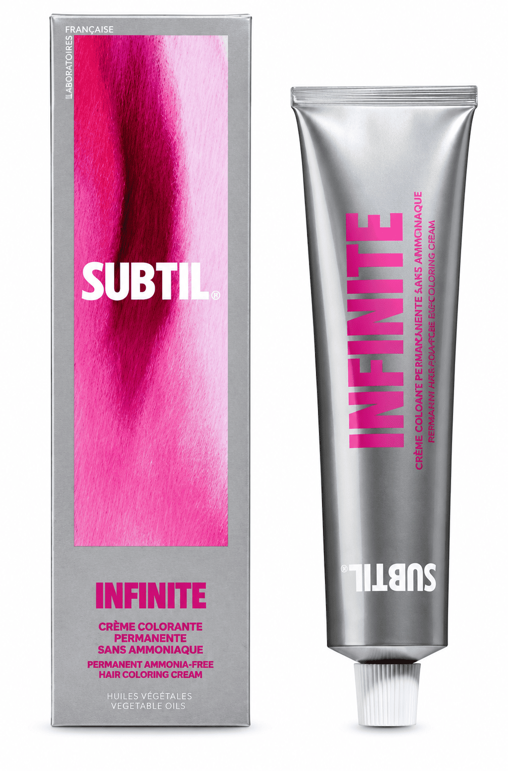 Ducastel Subtil Infinite - Cтійка крем-фарба для волосся без аміаку 60 мл 4-75 - шатен коричневий червоне дерево