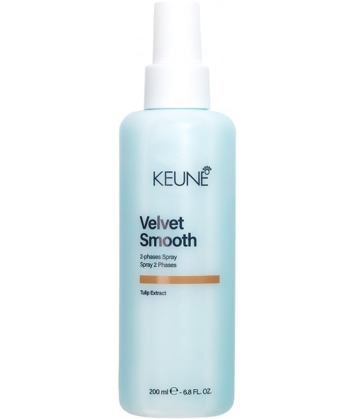 Keune Velvet Smooth 2 Phase Spray - Двухфазный спрей для разглаживания и смягчения волос 200 мл