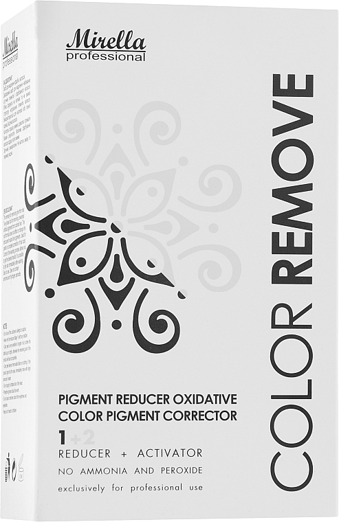 Mirella Professional Color Remove - Средство для снятия косметического пигмента 100 мл + 100 мл Фото №2